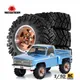 RED SPIDER 4PCS 98MM 1.9" Super Viscosity Rubber Rock Tyres Wheel Tires with Beadlock Wheel Rim for 1:10 RC Crawler