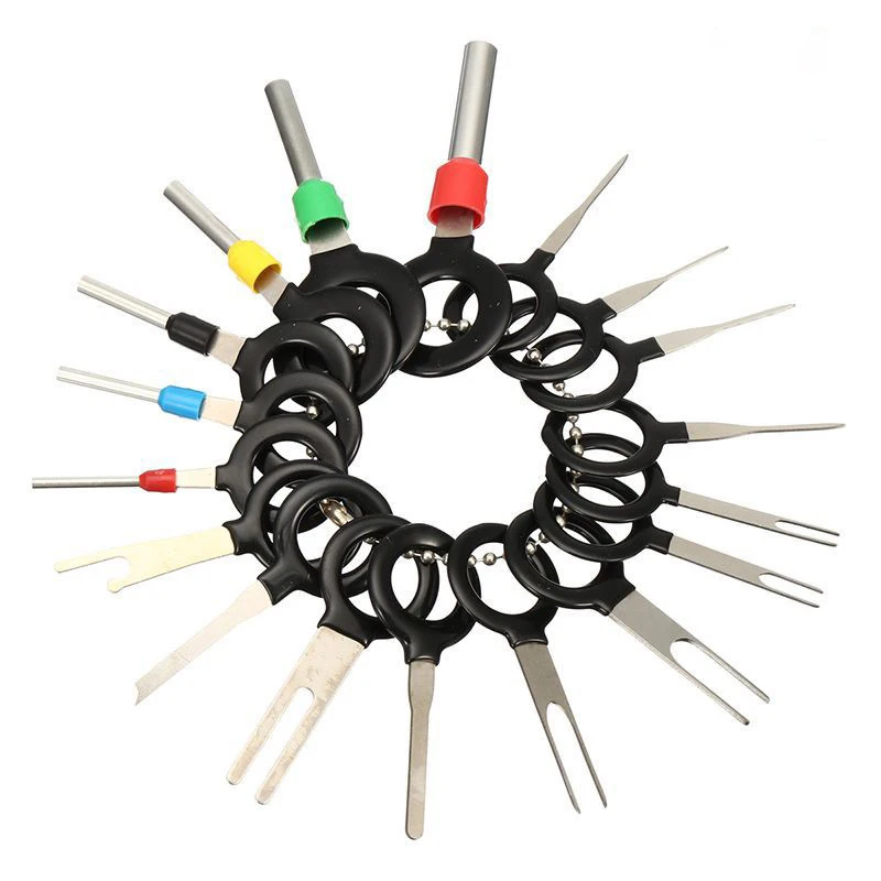 11/18Pcs Auto Stecker Terminal Entfernung Werkzeug Draht Stecker Stecker Extractor Puller Pin Nadel Retractor Pick Elektrische Draht hand Werkzeug Image