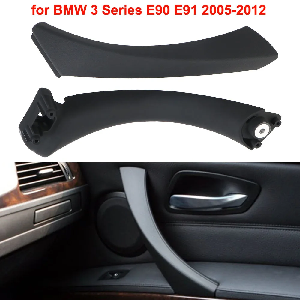 Links Rechts Innentür Panel Pull Trim Abdeckung 1 Set Auto Innengriff für BMW 3er E90 E91 316 318 320 325 328 Image