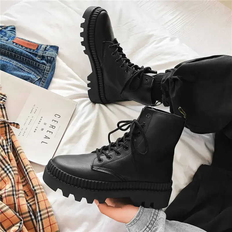 Herrenschuhe, Plattform, Schnürung, Winter, warme schwarze Lederstiefel für Herren, wasserdicht, bequem, bietet hochwertige, rutschfeste Größe 45