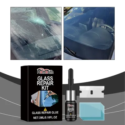 Car Windshield Repair Resin Kit Tools Windscreen Break Scratch Restoration Protective Stickers Glass