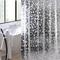 TEMU 1pc 3d Pebble Pattern Shower Curtain, Water-resistant Polyester Fabric, Clean, , Space-themed With Grommet, Ideal For Bathroom, Kitchen, Living Room & Outdoor, Christmas Decor