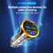200W 6 Ports Car Charger Fast Charging PD QC3.0 USB C Car Phone Charger Type C Adapter in Car For