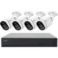 Poe PNI House Kit di videosorveglianza ipmax poe 5, nvr con 4 porte poe e 4 telecamere-IP da 5 mp,