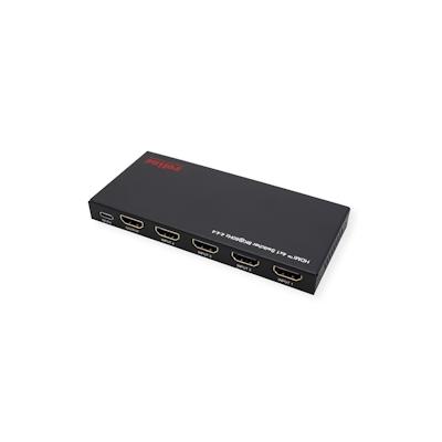 ROLINE 8K HDMI Switch, 4-fach, mit IR-Fernbedienung Image