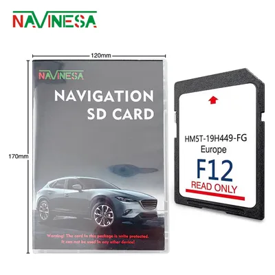 NEUESTE F12 SYNC2 NAVIGATION SD 64 GB KARTE SAT NAV KARTE UK EUROPA für Ford C-MAX UND S-MAX Image