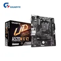 Scheda madre GIGABYTE A520M K V2 AMD AM4 per CPU Ryzen serie 5 DDR4 64GB 5100(O.C.) Pci-e 3.0 16X