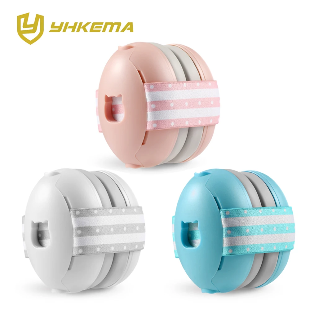 Baby-Gehörschutz für Babys, Kleinkinder, elastische Geräuschreduzierung, Baby-Kopfhörer gegen Hörschäden, verbessert den Schlaf Image