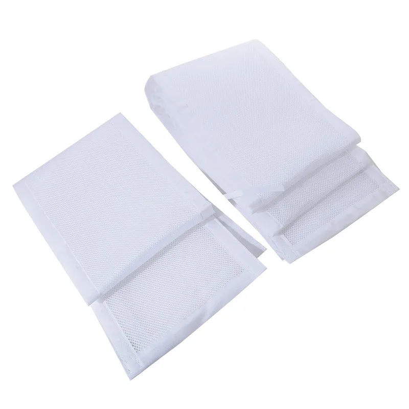 Baby atmungsaktive Mesh Krippe Liner Krippe Umfang bequem für 4 Panel Kinder bett Mode tragbaren Umfang Image