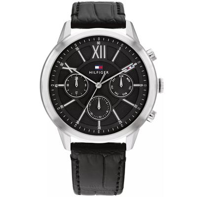 Tommy Hilfiger Morrison Schwarz Herren Armbanduhr 1710527