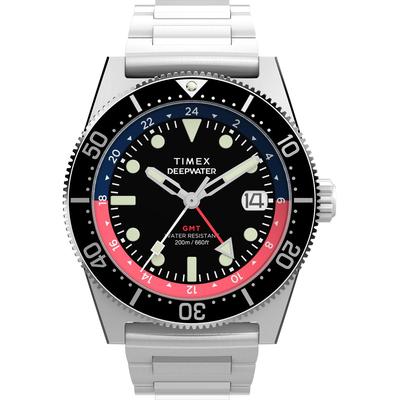 Timex Deep Water Reef Herren Silber Uhr TW2W95300 Image