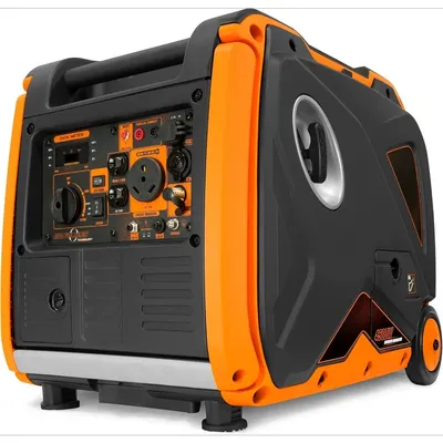 Dual Fuel RV-Ready Portable Inverter Generator with Fuel Shut-Off, Super Quiet 4500-Watt Electric