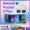 Retroid Pocket 3 Plus Handheld Game Console Retro Video Game Console 4G+128GB Portable Console