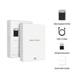 Mini Wireless Keyboard KD100 K20 USB 2.4G Bluetooth 5.0 Connection Keydial For Graphic Tablets MacOS Windows PC Laptop