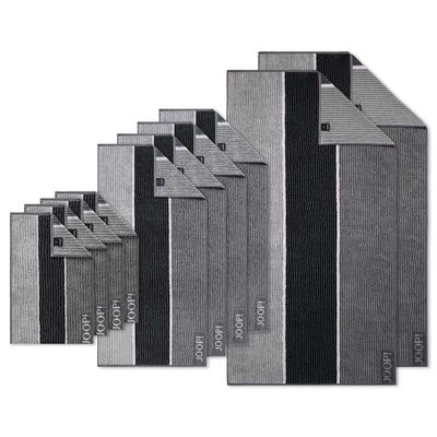 JOOP! Handtuch 1er Pack 'Signature Lines' Schwarz Image