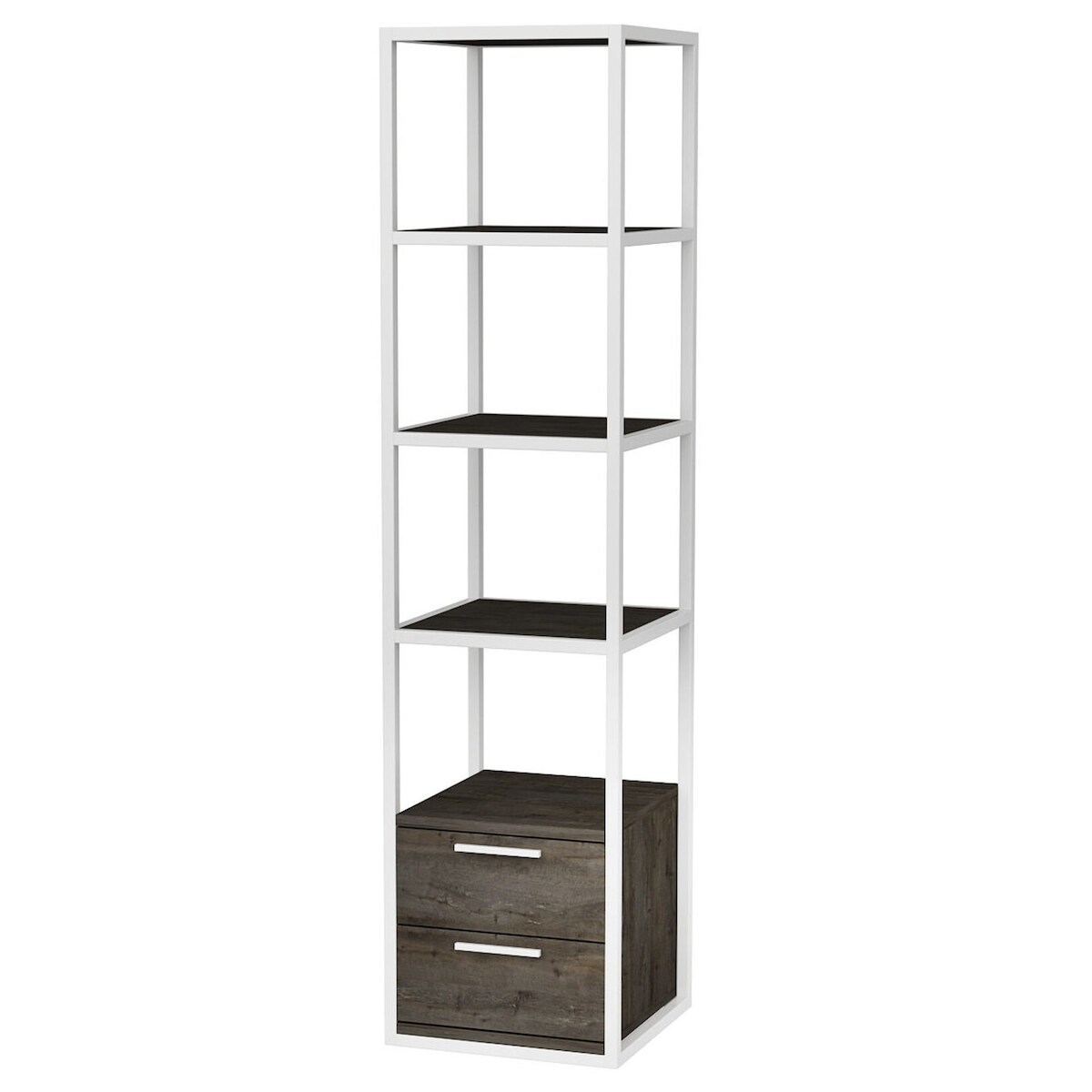 WellHome Loira Bücherregal, L: 39 cm, Tiefe: 39 cm, H: 160 cm Image