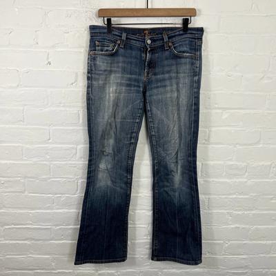 J. Crew Jeans | 7 For All Mankind Women's Low Rise Bootcut Jeans Denim Blue Size 29 | Color: Blue | Size: 29
