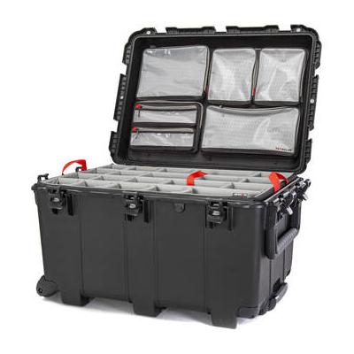 Nanuk Used 975S Wheeled Hard Case with Padded Divider Insert and Lid Organizer (Black, 975S-060BK-0A0