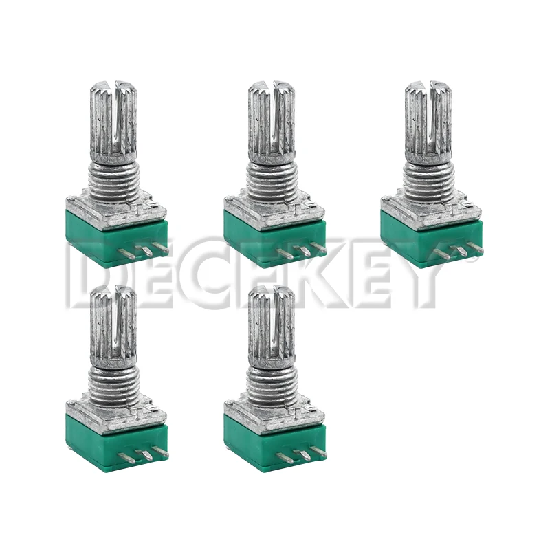 5 Stücke Potentiometer Industrieschalter RK097 RK097N 3Pin B1K 5K 10K 20K 50K 100K 500K Schalter Audio Welle 15mm Verstärker Abdichtung Image