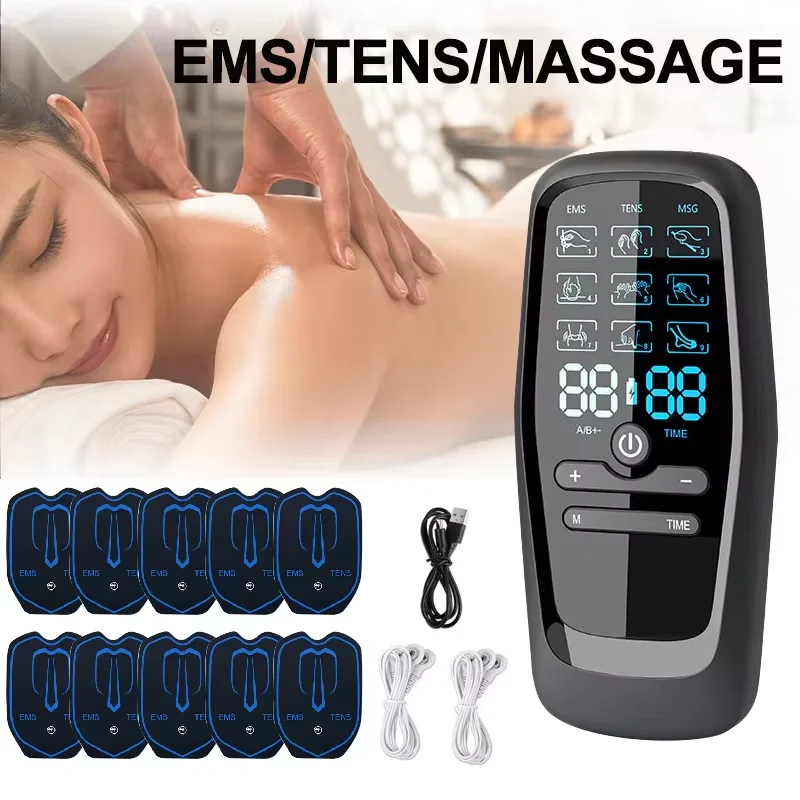 Physiotherapie Zehn Muskel Stimulator Elektrische EMS Akupunktur Körper Massage Digitale Therapie Abnehmen Maschine Elektro Stimulator Image