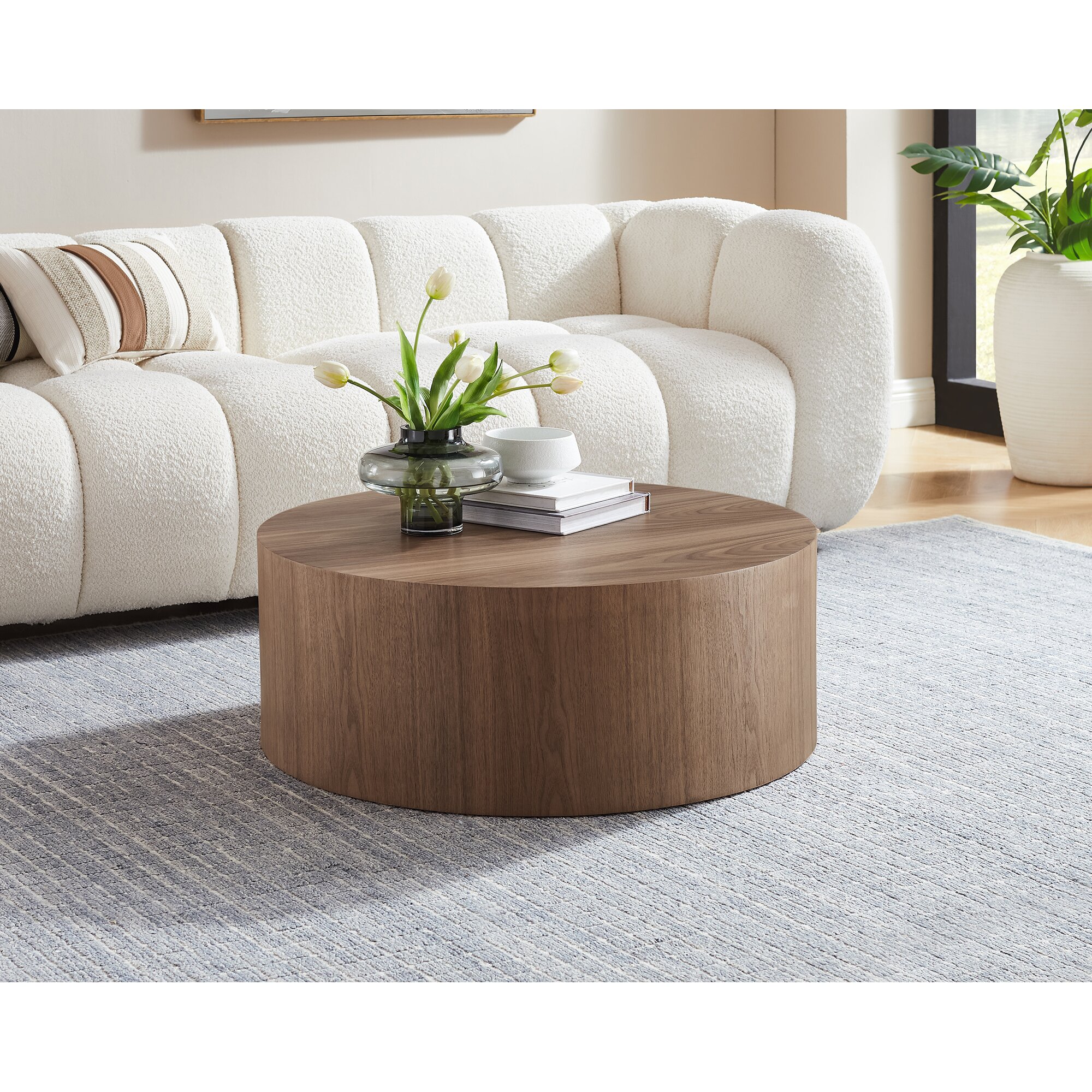 SalesFever »Isla« Couchtisch walnuss 80x30x80 cm