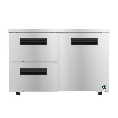 Hoshizaki UF48B-LPD2 48" Steelheart Undercounter Freezer w/ 2 Sections, 2 Door & 2 Drawers, 115v, Low Profile, Stainless Steel