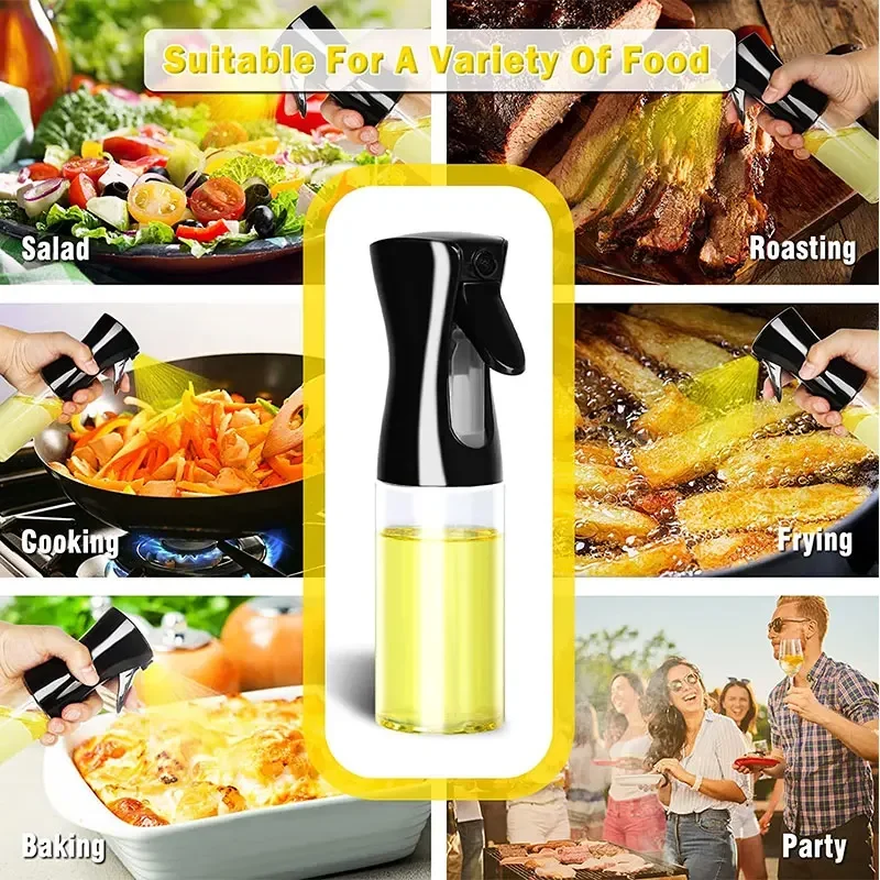 200 ml Öl Spray Küche Öl Spray Olivenöl Sprayer Küche Backen Olivenöl Spender Essig Luft Friteuse Sprayer Salat Gadgets