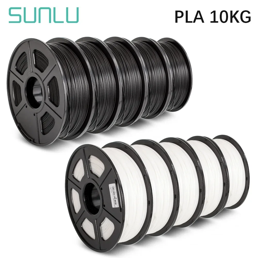 SUNLU 3D-Filament PLA/PLA META/PETG/ABS/TPU/PLA MATTE 1,75 mm 10 Rolle 1 kg/0,5 kg 3D-Drucker-Filament für 3D-Drucker Image