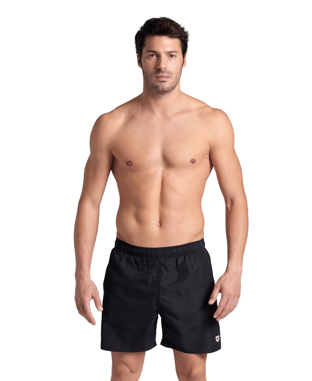 Badehose ARENA, Herren, Gr. XXL, N-Gr, schwarz-weiß (schwarz, weiß), Obermaterial: 100% Polyester, Badehosen Image