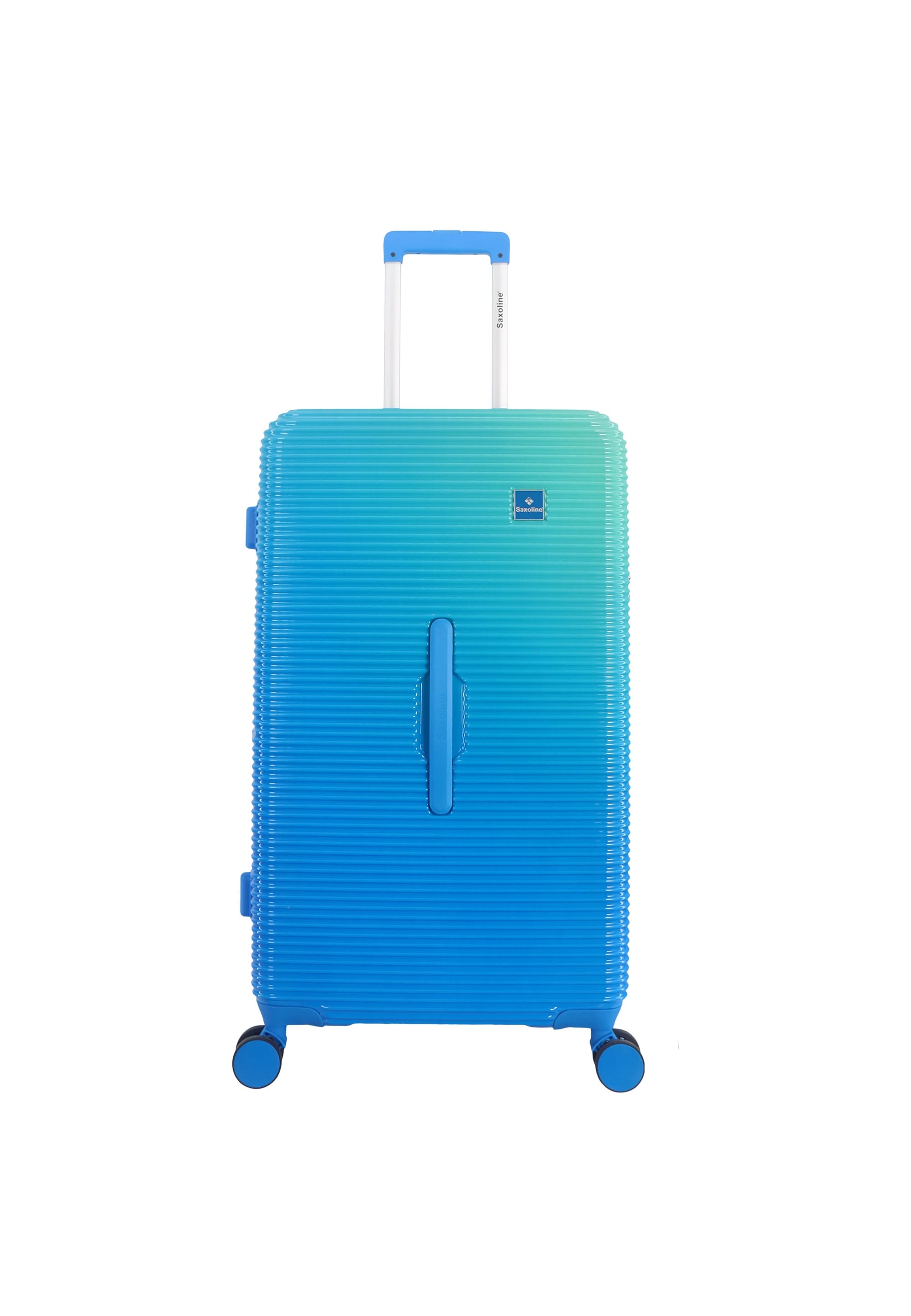 Koffer SAXOLINE "Twist Trunk", Gr. B/H/T: 46cm x 78cm x 41,5cm, blau, Koffer, aus ABS/PC-Material Image
