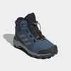 Wanderschuh ADIDAS TERREX "TERREX MID GORE-TEX", Gr. 38, bunt (wonder steel, grau three, semi impact orange), Textil, Synthetik, sportlich, Schuhe