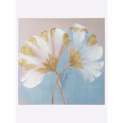Bild HEINE HOME, gold (farbe bild(er): blau, goldfarben), B:50cm H:50cm T:3cm, Bilder Image