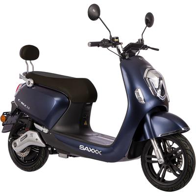 E-Motorroller SAXXX "E-BEE 2.0", blau (blau, schwarz), Elektromotorroller, 45 km/h, B:75cm H:106cm L:179cm