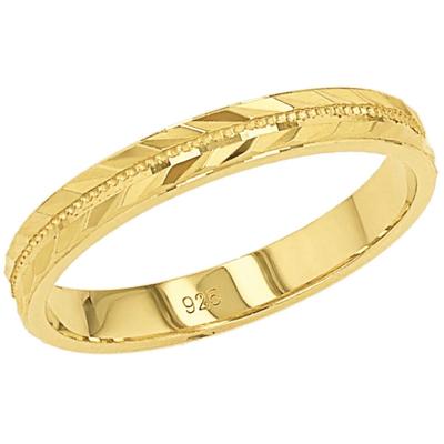 Fingerring AMOR "2037388/-89/-90/-91/-92" Gr. 60, gold (gelbgoldfarben), Fingerringe, Damen, 60, Silber 925 (Sterlingsilber) Image