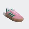Sneaker ADIDAS ORIGINALS "GAZELLE BOLD", Gr. 39, rosa (true pink, grün, cloud weiß), Leder, Synthetik, sportlich, Schuhe, Topseller