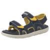 Sandale TIMBERLAND "Perkins Row 2 STRAP SANDAL", Gr. 29, bunt (navy, gelb), Synthetik, sportlich, Schuhe, mit Klettverschluss