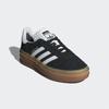 Sneaker ADIDAS ORIGINALS "GAZELLE BOLD", Gr. 40, schwarz-weiß (core schwarz, cloud weiß, cloud weiß), Leder, Synthetik, sportlich, Schuhe