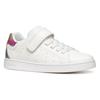 Slip-On Sneaker GEOX "J ECLYPER GIRL", Kinder, Gr. 31, bunt (weiß, multi), Synthetik, Textil, modisch, Schuhe, Pride Sneaker, Regenbogen Sneaker mit bunt glitzernder Ferse