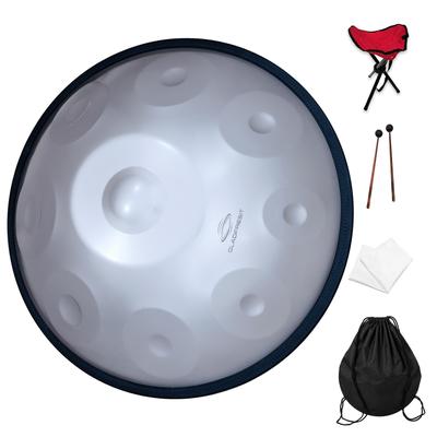 TEMU Gladfresit 45cm Handpan, 9- Phonemic Presentation, Steel, , Hrats , Thumping, Unique Cratf , Carrying Bag, Instrument For