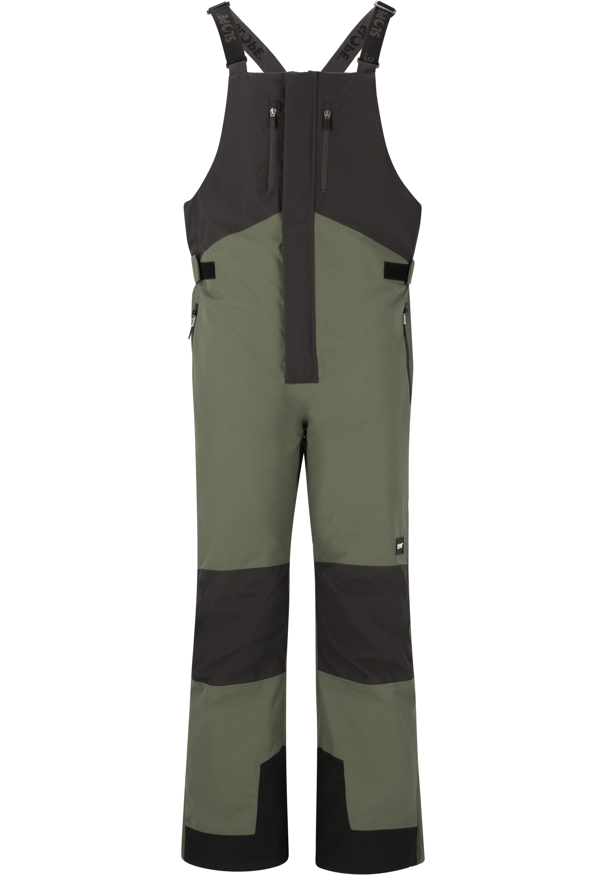 Skihose SLOPE "Kenwood", Herren, Gr. L, EURO-Größen, grün, 100% Polyester, unifarben, lang, Hosen, im ausgeklügelten Latzhosen-Design Image