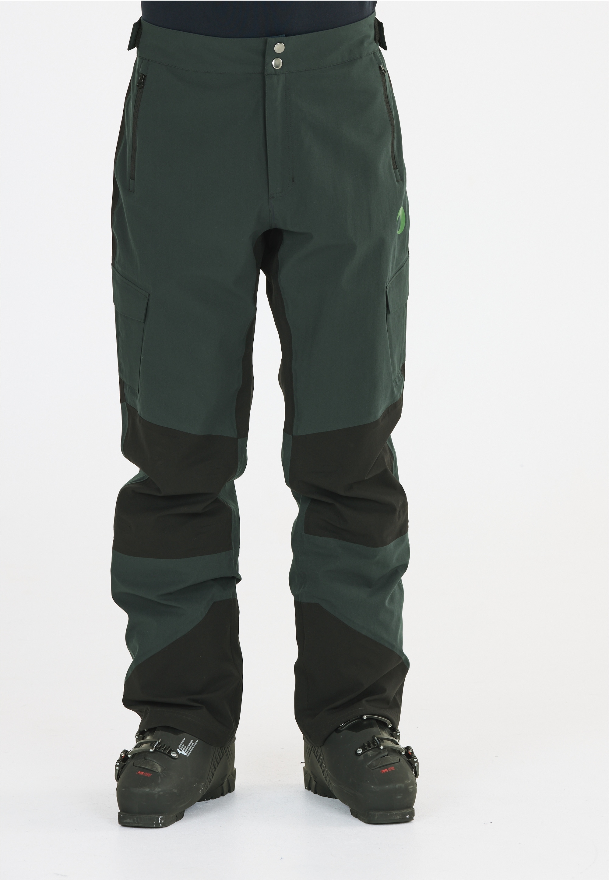 Skihose SLOPE "Bandone", Herren, Gr. M, EURO-Größen, grün, 100% Polyester, mehrfarbig, lang, Hosen, Im wasser- und winddichten Design Image