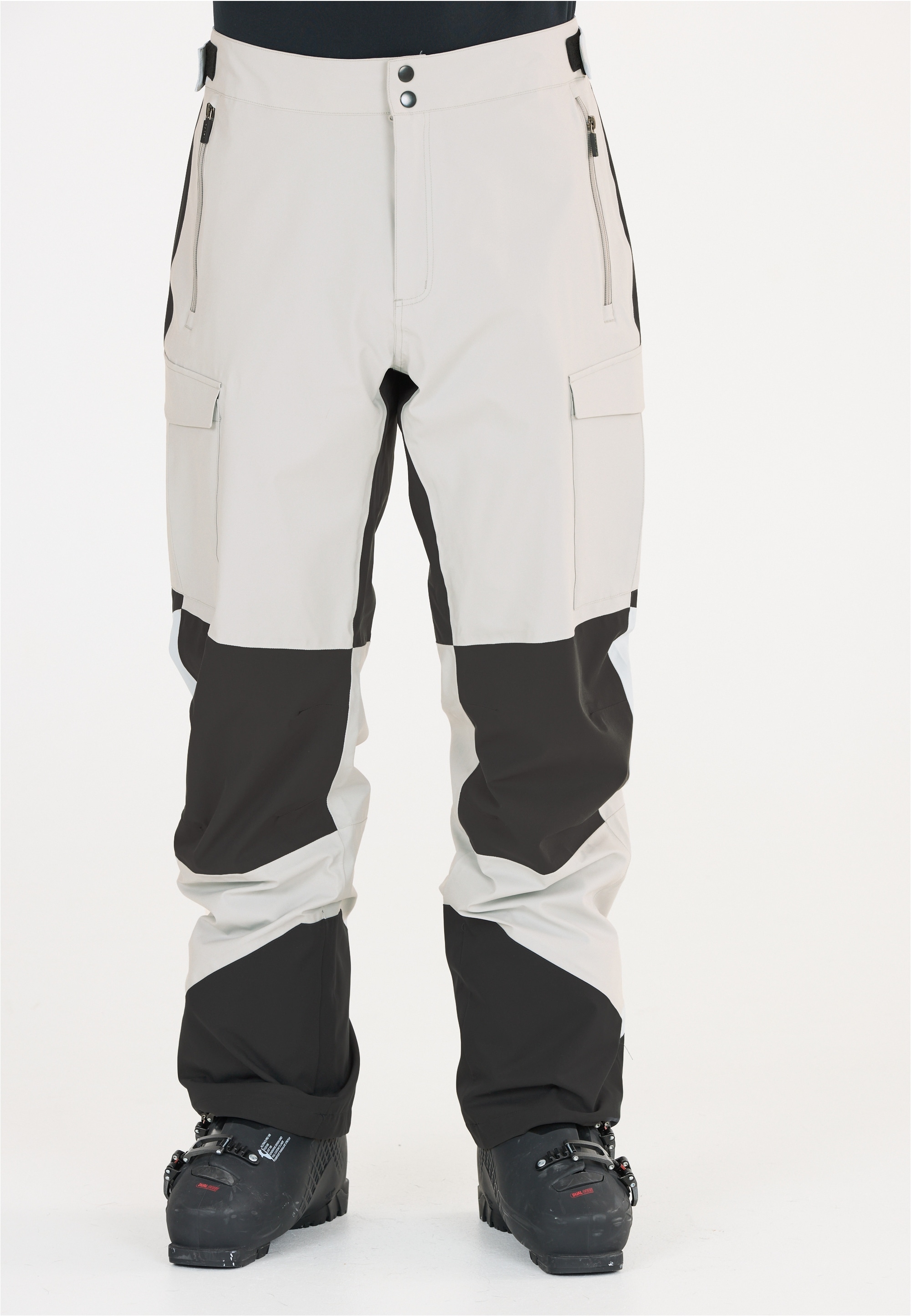 Skihose SLOPE "Bandone", Herren, Gr. S, EURO-Größen, grau, 100% Polyester, mehrfarbig, lang, Hosen, Im wasser- und winddichten Design Image