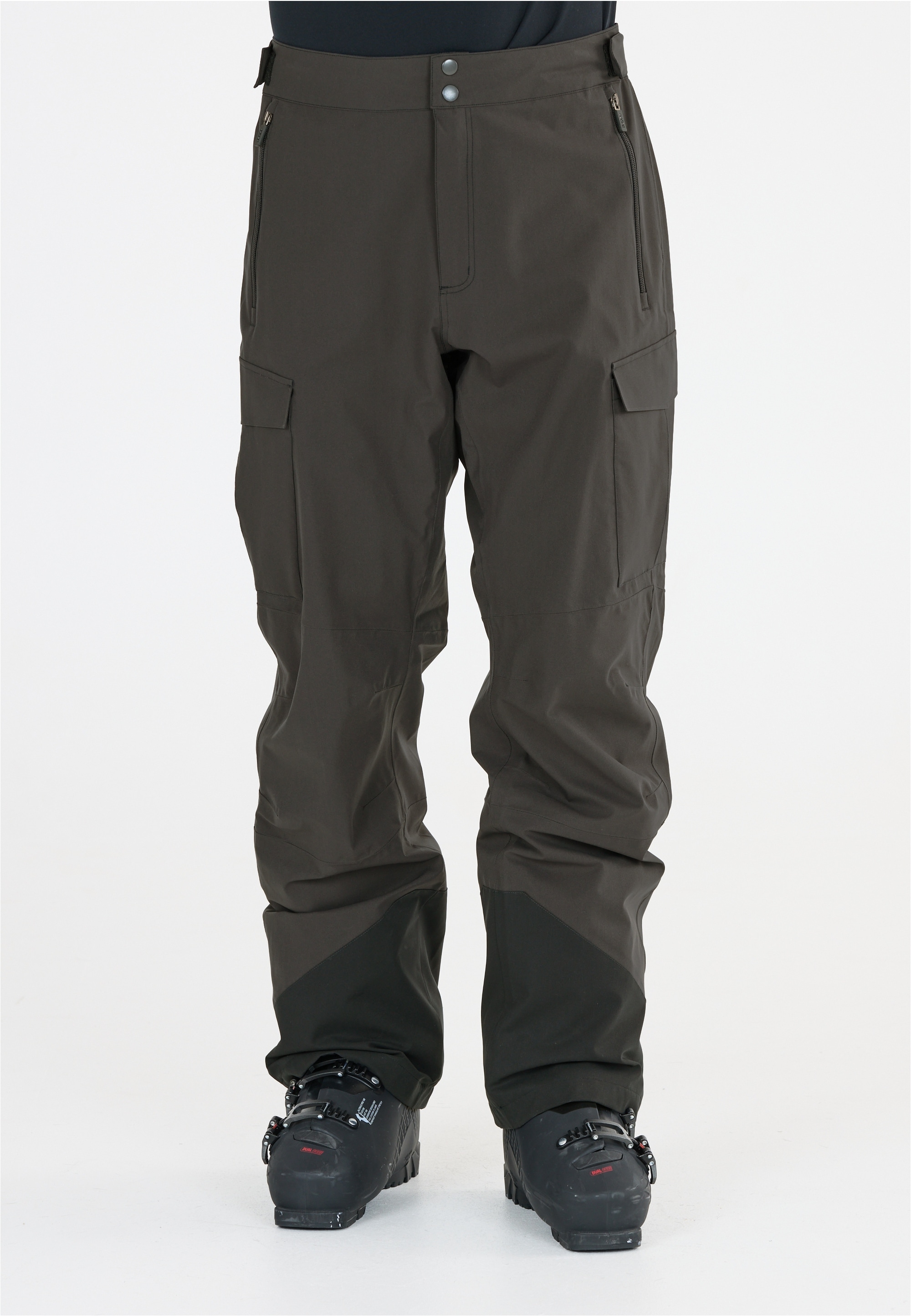 Skihose SLOPE "Bandone", Herren, Gr. M, EURO-Größen, grau (dunkelgrau), 100% Polyester, mehrfarbig, lang, Hosen, Im wasser- und winddichten Design Image