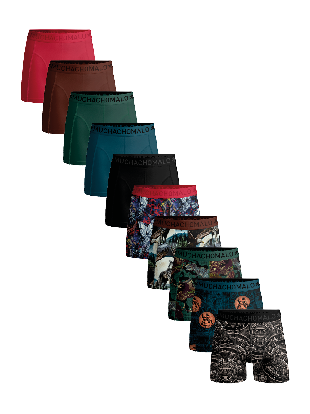 Muchachomalo Herren Boxershorts – 10 Stück – Herren Unterhosen Image