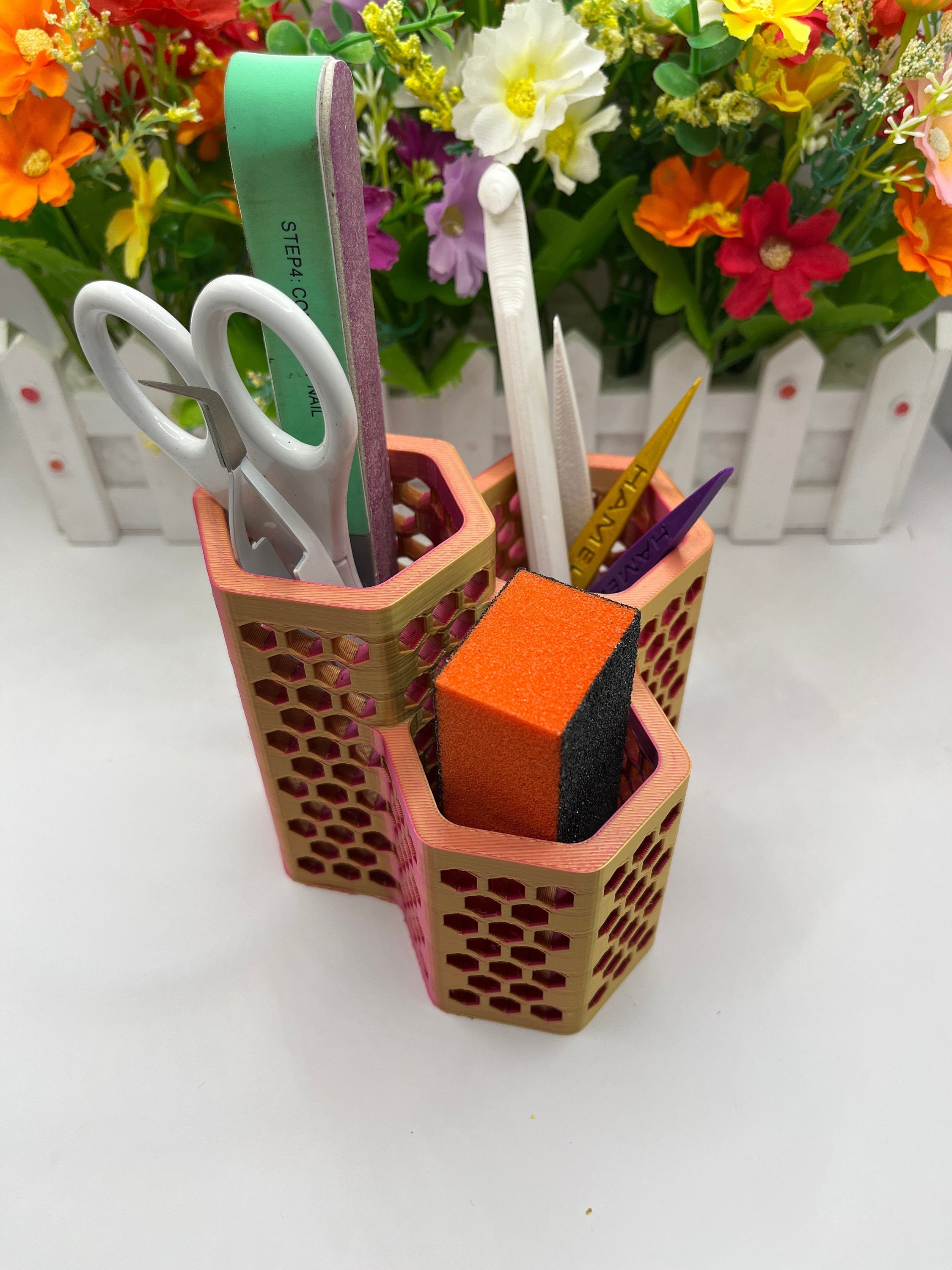 Organizzatore da scrivania / Organizzatore per uncinetto / Organizzatore per trucco / Organizzatore per hobby / Organizzatore per riporre gli oggetti