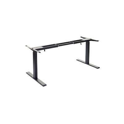 Mendler Gestell HWC-D40, variables Tischgestell für Schreibtisch, elektrisch höhenverstellbar Memory 29kg ~ schwarz Image