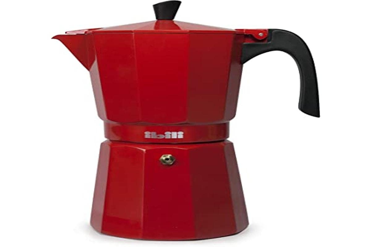 IBILI - Bahia Roja Express-Kaffeemaschine 6 Tassen, 300 ml, Aluminium Image