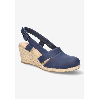 Women's Stargaze Slingback Espadrille by Easy Street in Navy (Size 10 M)