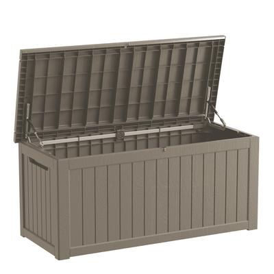 230 Gal Resin Lockable Patio Outdoor Storage Deck Box