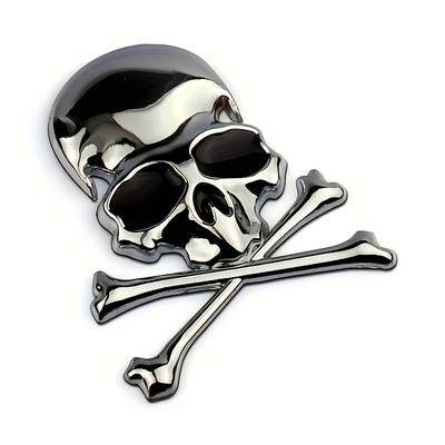 TEMU 1pc Metal Stickers For Cars And Motorcycles, Fashionable , Perfect Gifts For On Halloween Image